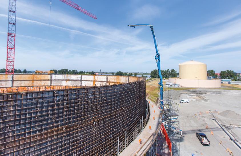 construction at Tilbury facility