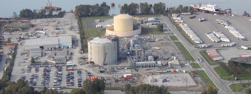 Tilbury LNG facility in Delta
