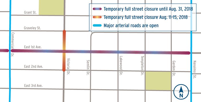 Victoria Drive map