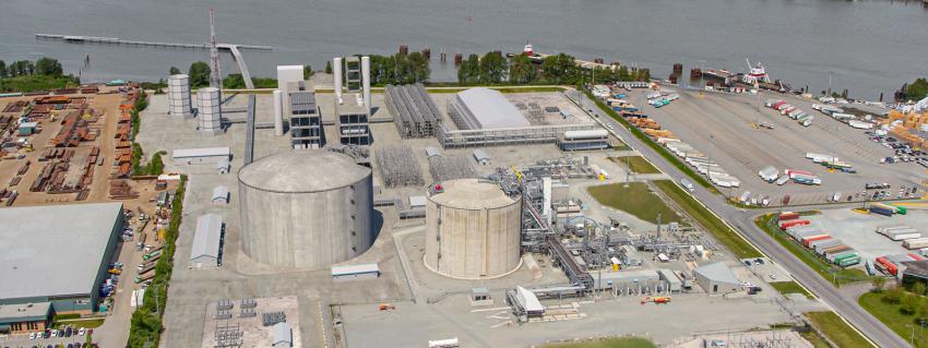 Tilbury LNG facility in Delta