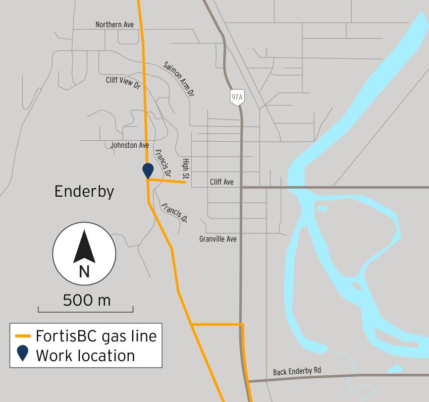 Enderby 2022 work map