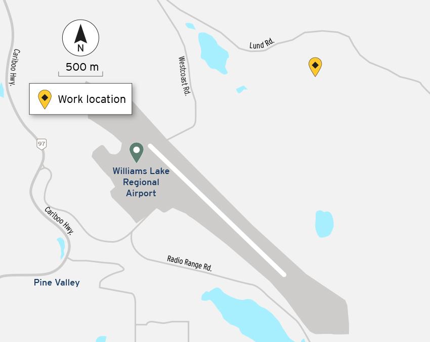 Williams lake construction locations